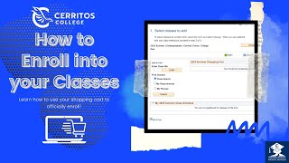 Cerritos College How to Enroll into your classes [upl. by Akeinahs570]