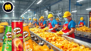 How Pringles Are Made In Factory  Pringles Factory Process [upl. by Liddle]