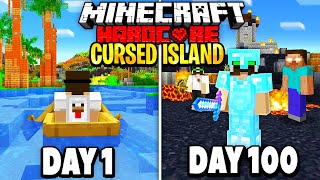 I Survived 100 Days in Minecraft Hardcore on a C̸u̷r̵s̴e̸d̵ ̶i̸s̵l̶a̷n̸d̵ Heres what Happened [upl. by Yllehs]