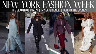 NEW YORK FASHION WEEK VLOG  EVENTS  MY EXPERIENCE  LESSONS LEARNED [upl. by Eisiam670]