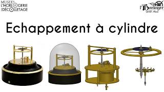 Explication fonctionnement échappement à cylindre [upl. by Melena]