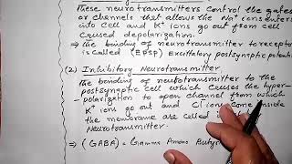 Classification of neurotransmitters Class 12 Biology Chapter 17 [upl. by Hussein]