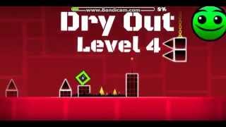 Geometry Dash Dry Out 4 уровень 100 3 монеты [upl. by Skippie504]