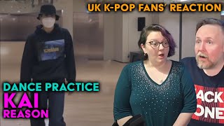 EXOs KAI  Reason  Dance Practice  UK KPop Fans Reaction [upl. by Arzed481]