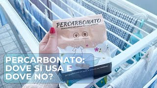 PERCARBONATO dove si usa e dove non si usa [upl. by Miarzim]