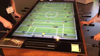 INTERACTIVE DIGITAL TABLE FOOTBALL on the stand of LANG AG [upl. by Ethelbert950]