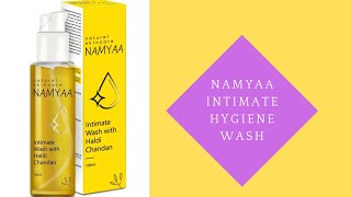 Namyaa intimate hygiene wash honest review haldi chandan💛 [upl. by Anner]