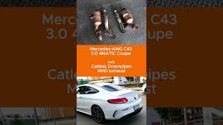 MercedesAMG C43 30 4MATIC Coupe  ติดตั้งCatless Down pipes MHD exhaust [upl. by Toland]