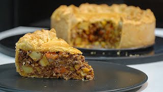 Classic Mince Beef and Oven Roasted Potato Pie [upl. by Pierpont]