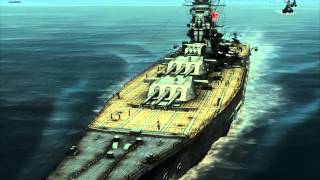 Silent Hunter 4 Battleship Yamato sunk by US Navy Balao Class submarine [upl. by Mattah]