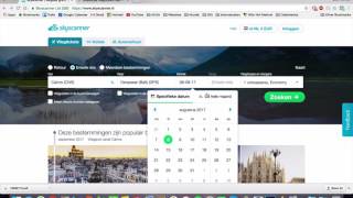 Skyscanner  Hoe je super goedkoop vliegtickets boekt [upl. by Cherry611]