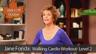 Jane Fonda Walking Cardio Workout  Level 2 [upl. by Ogilvy]