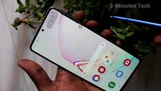 How to do screen recording in Samsung Galaxy Note 10 Lite [upl. by Teloiv]