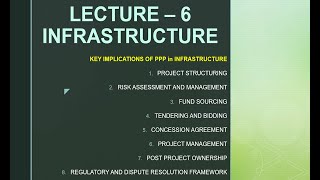 Infrastructure  Key Implications of PPP in Infrastructure [upl. by Mihe367]