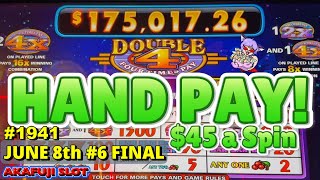 Jackpot Double Four Times Pay Slot Machine Double Diamond 100 Slot at Pala Casino [upl. by Laise]