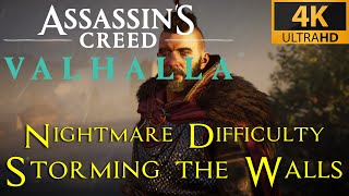 AC Valhalla  Storming the Walls  Nightmare Aesir difficulty playthrough [upl. by Roer]