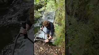 Scary but Fun  A rickety old fishermans path in Snowdonia shorts shortvideo [upl. by Schapira361]