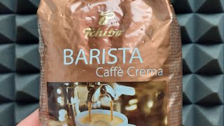 Tchibo Barista Caffé Crema UNBOXING teszt [upl. by Shwalb]