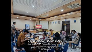 Inovasi BAPENDA Papua  Sistem Opsen Pajak Daerah [upl. by Enaxor]