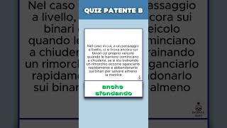 Quiz ufficiale per la patente B perte patente [upl. by Adam]