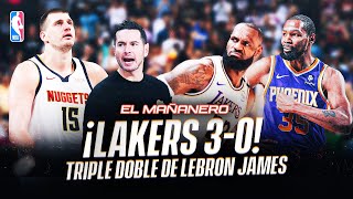 LeBron hace HISTORIA y Lakers SIGUEN DOMINANDO  Durant puede más que LUKA  WESTBRICK [upl. by Arihay]