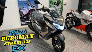 2024 Suzuki Burgman Street 125 EX Full Review Video  Burgman Street 125 EX With Extra FEATURES 😍 [upl. by Damek]