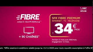 SFR FIBRE Premium  SFR Réunion [upl. by Aicelf772]