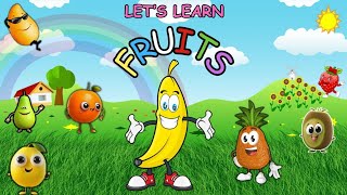 Learning Fruits  vegetables and fruits  learning fruits and vegetables Fruits name [upl. by Barth]