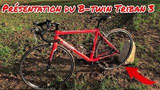 présentation de mon vélo de route bTwin [upl. by Uphemia15]