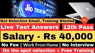 Permanent Work From Home Job For Freshers Students  No Investment  Direct Selection [upl. by Thea820]