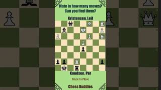 Kristensen Leif vs Knudsen Per 🔴 AarhusA Hastings 1983 checkmate [upl. by Kapeed]