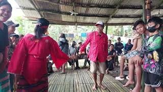 Binanog dance  my father dancing our tribe dance 🕺 Panay bukidnon tribe ♥ [upl. by Ahsin]