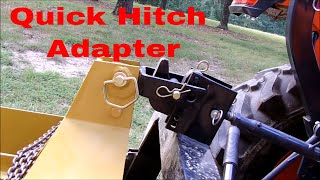 quick hitch adapter update [upl. by Hodgkinson]