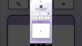 Dictionary App with React Native reactnative reactnativetutorial dictionary [upl. by Ahsakat163]