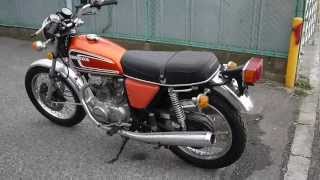 HONDA CB250セニア アイドリング [upl. by Melmon]