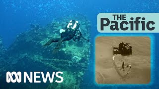 Sunken WWII shipwrecks still posing a risk in the Pacific  ABC News [upl. by Ahsik]