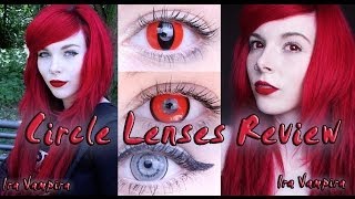 Ira Vampira  Circle Lenses Review [upl. by Nicolella]