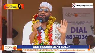 SIMBA WA MOMBASA Hassan Joho terrifies Ruto as he roars at Railas Wajir Rally [upl. by Egas367]