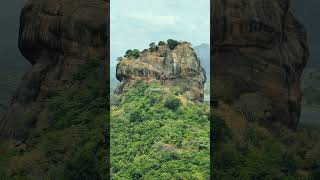 Pidurangala rock වලට Sigiriya rock පේන විදිහ😲 [upl. by Irbmac]