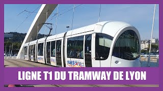 Tramway de Lyon  Ligne T1  Debourg  IUT Feyssine [upl. by Anse]