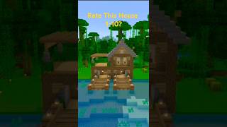 MINECRAFT EASY FISHERMAN HOUSE BUILD TUTORIAL 🤩👍😱💯 minecraft shortsfeed [upl. by Elman]