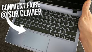 COMMENT ÉCRIRE LAROBASE SUR CLAVIER QWERTY  Comment écrire arobase sur ordinateur [upl. by Ynohtnanhoj]