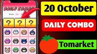 Tomarket Daily Combo 21 October  20 amp 21 October Tomarket Daily Combo Tomarket Daily Combo Today [upl. by Orual]