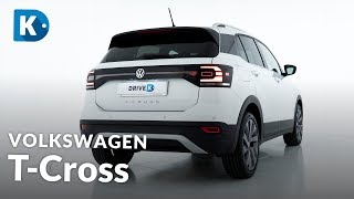 Volkswagen TCross  RECENSIONE e PROVA completa del SUV compatto VW [upl. by Hortensia]