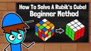 How To Solve A Rubiks Cube Beginner Method  Cubeorithms [upl. by Ahseei484]