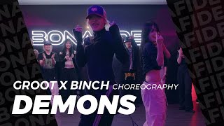 Doja Cat  Demons  Groot X Binch Choreography [upl. by Nylle]