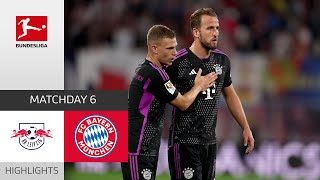 FCB Come Back after 20  RB Leipzig  FC Bayern München 22  Highlights  MD 6 – Bundesliga 2324 [upl. by Antons]