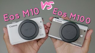 Duel Mirrorless Canon EOS M10 VS EOS M100 indonesia [upl. by Malvia]