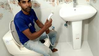 commode toilet use karne ka tarikahow to basic use toilet [upl. by Atilek]