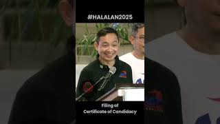 FILING OF CANDIDACY FOR HALALAN 2025 [upl. by Brunhilda]